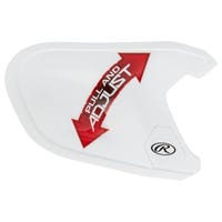 Rawlings Mach Adjust Batting Helmet Extension in White