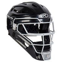 Rawlings Renegade 2.0 Junior Baseball Catcher's Helmet - 2022 Model in Black/Silver