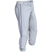 Easton M-Cast Women's Pants w/Piping in Gray/Navy Size XX-Large