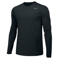 Nike Legend Boys Training Long Sleeve Shirt in Black/Gray Size Small