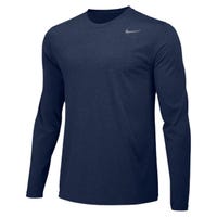 Nike Legend Boys Training Long Sleeve Shirt in Navy Size X-Small