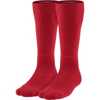 Nike Dri-FIT Performance Adult Knee Length Socks - 2 Pack in University Red Size Large