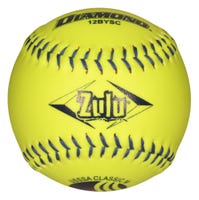 Diamond Zulu Classic Plus 12BYSC USSSA Slowpitch Softball - 1 Dozen Size 12in