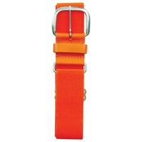 Champro Adjustable Youth Leather Belt in Orange Size Youth OSFM