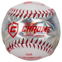 Franklin MLB Soft Strike Chrome Tee Ball in Red Size 9 in