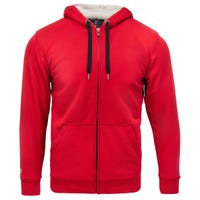Holloway Sherpa Womens Full Zip Hoodie in Red Size XX-Large