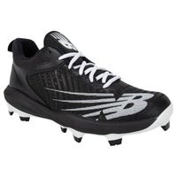 New Balance 4040v6 Mens Low TPU Molded Baseball Cleats in Black Size 8.5