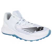 New Balance 4040v6 Boys Low Turf Shoes in White Size 1.0