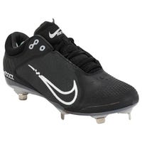 Nike Hyperdiamond 4 Elite Women's Fastpitch Softball Cleats in Black/White
