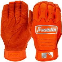 Franklin CFX Chrome Adult Batting Gloves in Orange Size