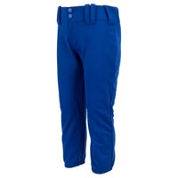 Intensity 5301G Girls Belted Low Rise Softball Pants in Blue Size Small