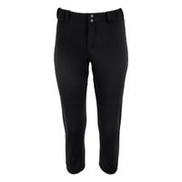 Intensity N5311W Cooldown Womens Fastpitch Softball Pants in Black Size X-Small