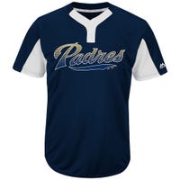 San Diego Padres Majestic MAI383 MLB Premier Adult Jersey in Navy/White Size Large