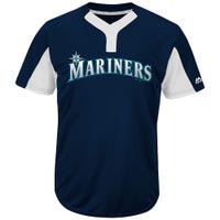 Majestic MAI383 MLB Premier Adult Jersey - Seattle Mariners in Navy/White Size Small