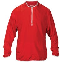 Easton M5 Cage Long Sleeve Men's Jacket in Red/Silver Size