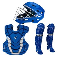 Easton Gametime X Adult Baseball Catcher's Set in Blue/Silver