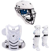 Easton Jen Schro The Very Best Fastpitch Softball Catcher's Kit in White Size Large