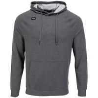 True Terry Adult Pullover Hoodie in Gray Size Large