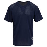 Intensity Pro Mesh One Button Adult Baseball Jersey in Navy Size Medium