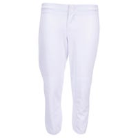 Intensity Hot Corner Premium Low Rise Women's Softball Pants in White Size