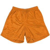 Alleson 580P Adult Nylon Mesh Shorts in Orange Size XX-Large