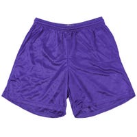 Alleson 580P Adult Nylon Mesh Shorts in Purple Size XX-Large