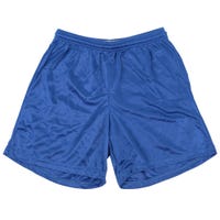 Alleson 580P Adult Nylon Mesh Shorts in Blue Size X-Large
