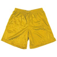 Alleson 580PY Youth Nylon Mesh Shorts in Light Gold Size Large