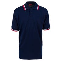 Adams Short-Sleeve Umpire Polo Shirt in Navy Size Large