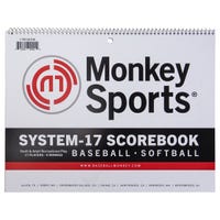 Tanners MonkeySports Baseball Scorebook in White