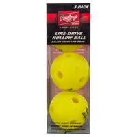 Rawlings Line Drive Hollow Ball 3-pack in Yellow Size 3pk