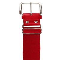 Champro Brute Adjustable Leather Baseball Belt - 2017 Model in Red Size OSFM