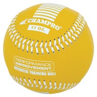 Champro Weighted Training Baseball in Yellow Size 9in./11oz