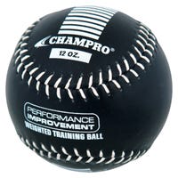 Champro Weighted Training Softball in Black