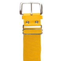 Champro Brute Adjustable Youth Leather Baseball Belt - 2017 Model in Yellow Size Youth OSFM