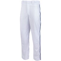 Champro Triple Crown Open Bottom Piped Adult Pants in White/Navy Size Medium