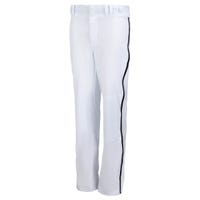 Champro Triple Crown Open Bottom Braid Youth Baseball Pants in White/Black Size