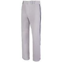 Champro Triple Crown Open Bottom Piped Youth Pants in Gray/Black Size