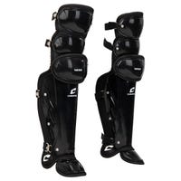 Champro Pro-Plus Triple Knee Umpire Leg Guards in Black