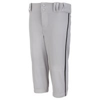 Champro Triple Crown Knicker Youth Baseball Pants in Gray/Black Size