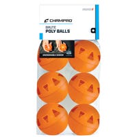 "Champro 9"" Brute Poly Training Balls - 6 Pack in Orange Size 6pk"