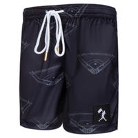 BASEBALLISM Blue Print Youth Diamond Air Mesh Shorts Size
