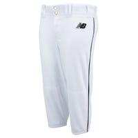 New Balance Adversary 2.0 Youth Piped Knicker Baseball Pants in White/Black Size X-Small