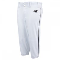 New Balance Adversary 2.0 Mens Piped Knicker Baseball Pants in White/Black Size XX-Large