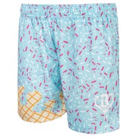 Baseball Lifestyle 101 Frozen Ropes Ice Cream Youth Shorts in Light Blue Size