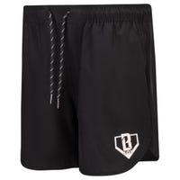 Baseball Lifestyle 101 Pro Series Youth Shorts in Black Size