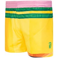 Baseball Lifestyle 101 Pencil Adult Shorts in Yellow Size