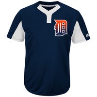 Majestic MAI383 MLB Premier Adult Jersey - Detroit Tigers in Navy/White Size Small