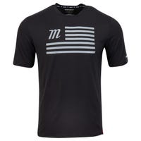 Marucci American Flag Adult T-Shirt in Gray/Black