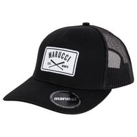 Marucci Crossed Bat Patch Trucker Hat in Black Size OSFM